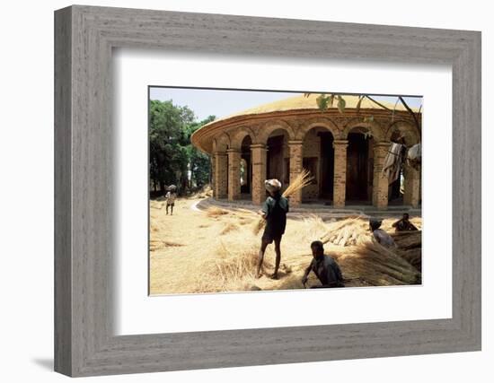 Christian Church of Narga Selassie, Island of Dek, Lake Tana, Gondar Region, Ethiopia, Africa-Bruno Barbier-Framed Photographic Print