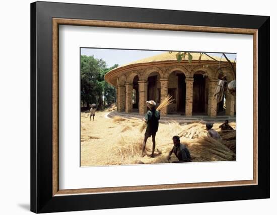 Christian Church of Narga Selassie, Island of Dek, Lake Tana, Gondar Region, Ethiopia, Africa-Bruno Barbier-Framed Photographic Print