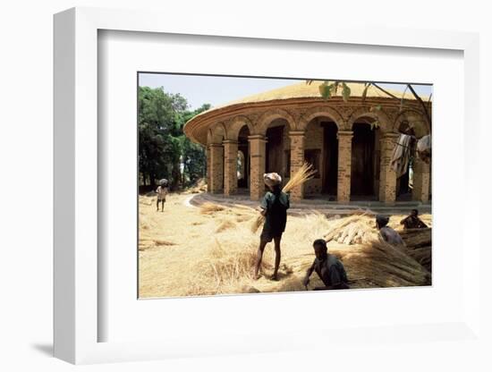 Christian Church of Narga Selassie, Island of Dek, Lake Tana, Gondar Region, Ethiopia, Africa-Bruno Barbier-Framed Photographic Print