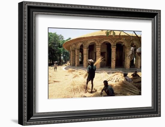 Christian Church of Narga Selassie, Island of Dek, Lake Tana, Gondar Region, Ethiopia, Africa-Bruno Barbier-Framed Photographic Print