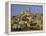 Christian Church on the Skyline and Houses in the Village of Eus, Languedoc Roussillon, France-Michael Busselle-Framed Premier Image Canvas