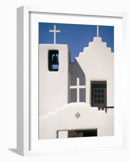 Christian Church, Taos Pueblo, New Mexico, USA-Adam Woolfitt-Framed Photographic Print