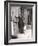 Christian Dior's Successor Yves Saint Laurent Standing Alone After Attending Dior's Funeral-Loomis Dean-Framed Photographic Print