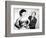 Christian Dior with Model Dorothy Emms, 1952-null-Framed Photographic Print