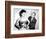 Christian Dior with Model Dorothy Emms, 1952-null-Framed Photographic Print