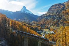 The Matterhorn, 4478M, Zermatt, Valais, Swiss Alps, Switzerland, Europe-Christian Kober-Photographic Print