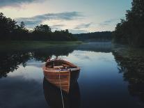 Boat in fog-Christian Lindsten-Framed Photographic Print