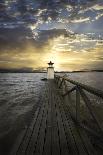 Boat in fog-Christian Lindsten-Framed Photographic Print