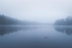 Boat in fog-Christian Lindsten-Framed Photographic Print