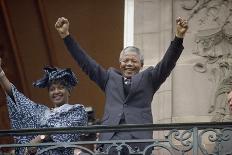 Nelson Mandela in France in 1990-Christian Lutz-Photographic Print