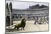 Christian Martyrs Facing Hungry Lions in the Colisseum, Ancient Rome-null-Mounted Giclee Print