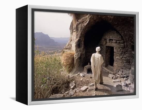 Christian Monastery Church, Gabriel Wuken, Mount Workamba, Tambien, Tigre Provice, Ethiopia, Africa-Bruno Barbier-Framed Premier Image Canvas