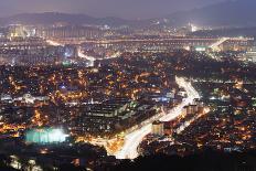 Nandaemun South Gate at Night, Seoul, South Korea, Asia-Christian-Premier Image Canvas