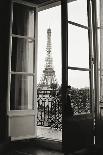 Eiffel Tower through French Doors-Christian Peacock-Art Print