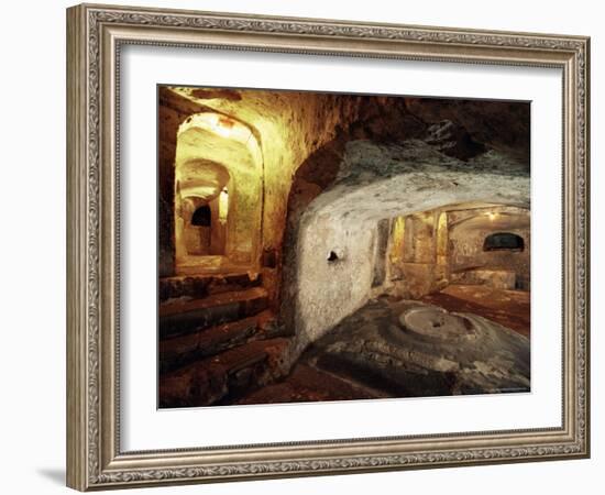 Christian Tombs, St. Pauls Catacombs, Rabat, Malta-Adam Woolfitt-Framed Photographic Print