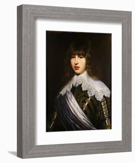 Christian V, 1646-99 King of Denmark and Norway, as a Boy-Justus Sustermans-Framed Giclee Print