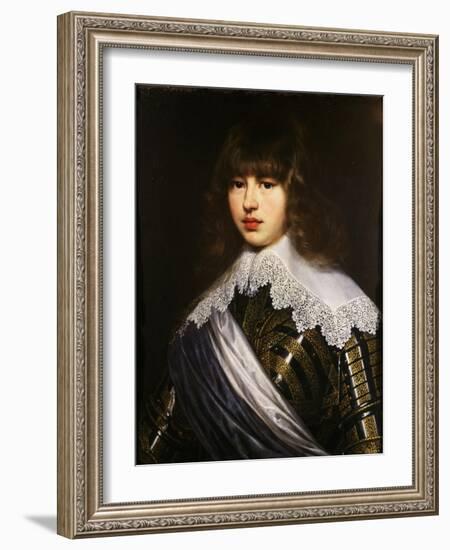 Christian V, 1646-99 King of Denmark and Norway, as a Boy-Justus Sustermans-Framed Giclee Print