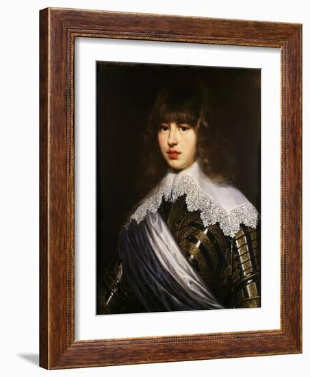 Christian V, 1646-99 King of Denmark and Norway, as a Boy-Justus Sustermans-Framed Giclee Print