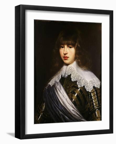 Christian V, 1646-99 King of Denmark and Norway, as a Boy-Justus Sustermans-Framed Giclee Print