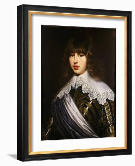 Christian V, 1646-99 King of Denmark and Norway, as a Boy-Justus Sustermans-Framed Giclee Print