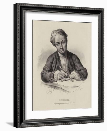 Christian Wilhelm Ernst Dietrich, German Artist-Christian W. E. Dietrich-Framed Giclee Print