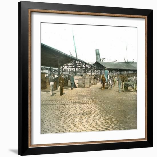 Christiania (Present Day Oslo, Norway), the Quays-Leon, Levy et Fils-Framed Photographic Print