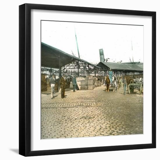 Christiania (Present Day Oslo, Norway), the Quays-Leon, Levy et Fils-Framed Photographic Print