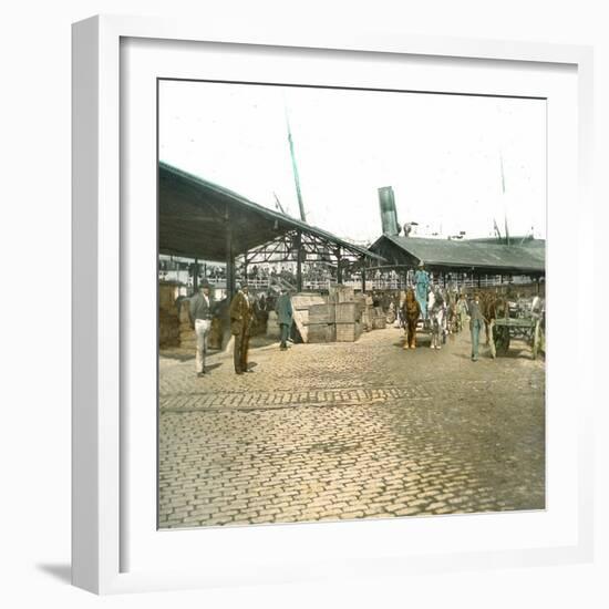 Christiania (Present Day Oslo, Norway), the Quays-Leon, Levy et Fils-Framed Photographic Print