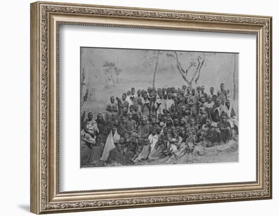 'Christians at Kisokwe', 1901-Unknown-Framed Photographic Print