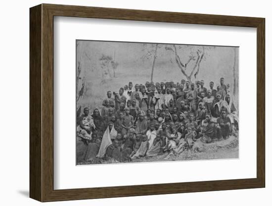 'Christians at Kisokwe', 1901-Unknown-Framed Photographic Print