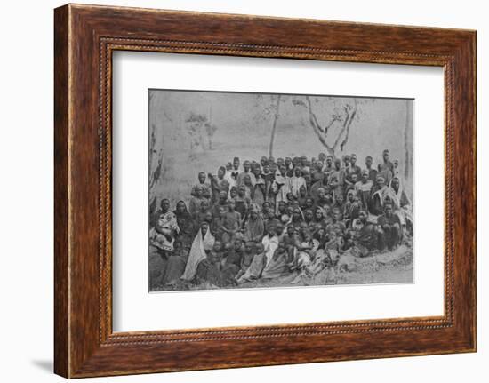 'Christians at Kisokwe', 1901-Unknown-Framed Photographic Print