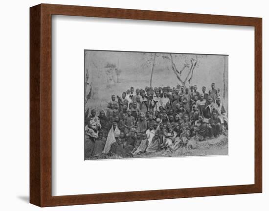 'Christians at Kisokwe', 1901-Unknown-Framed Photographic Print