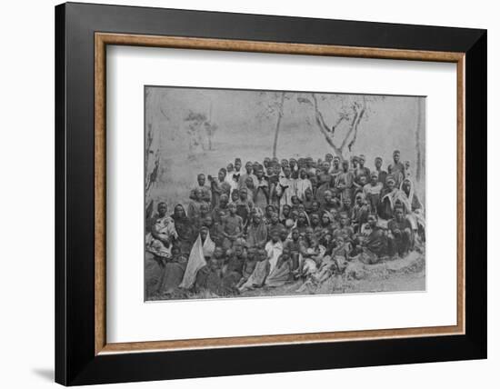 'Christians at Kisokwe', 1901-Unknown-Framed Photographic Print