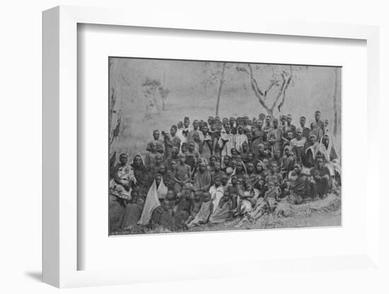 'Christians at Kisokwe', 1901-Unknown-Framed Photographic Print