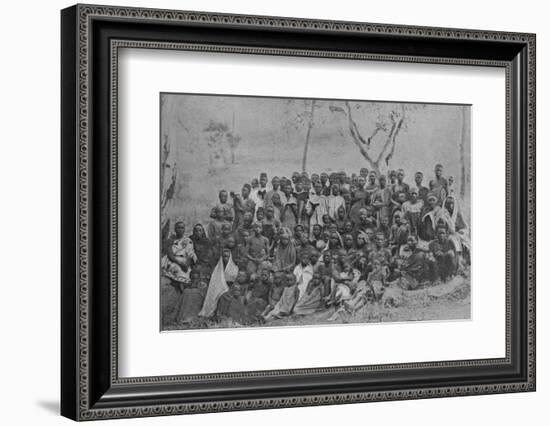 'Christians at Kisokwe', 1901-Unknown-Framed Photographic Print