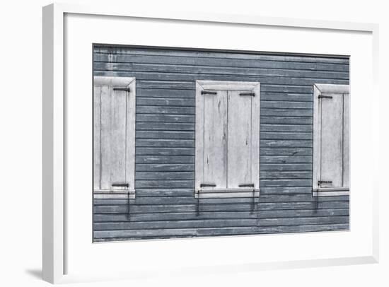 Christiansted, Saint Croix, Us Virgin Islands. Window Shutters-Janet Muir-Framed Photographic Print