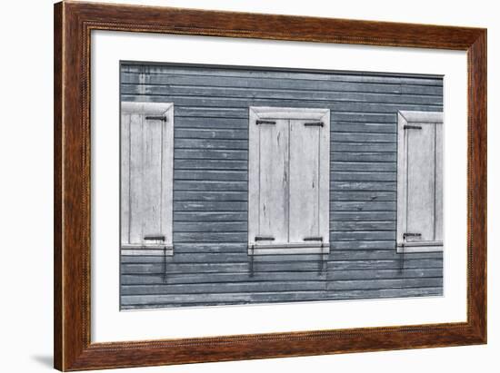 Christiansted, Saint Croix, Us Virgin Islands. Window Shutters-Janet Muir-Framed Photographic Print