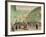 Christie's Auction Room, Aquatinted by J. Bluck-Thomas Rowlandson-Framed Premium Giclee Print