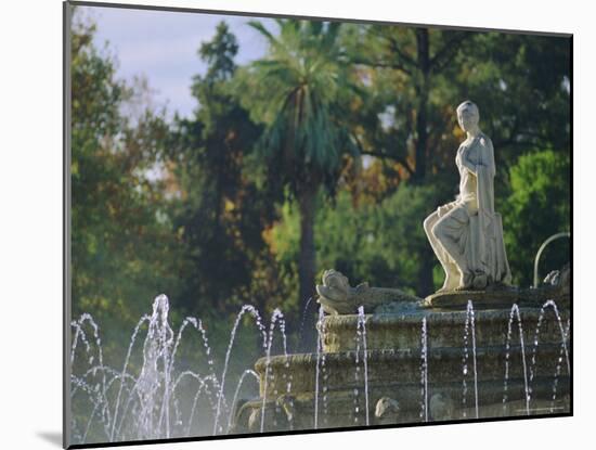 Christina Gardens, Plaza De Jerez, Seville (Sevilla), Andalucia (Andalusia), Spain, Europe-Duncan Maxwell-Mounted Photographic Print