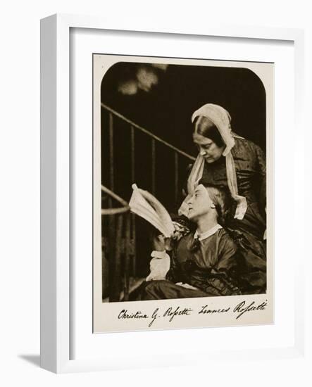 Christina Rossetti and Her Mother Frances Rossetti, 7th October 1863-Charles Lutwidge Dodgson-Framed Giclee Print