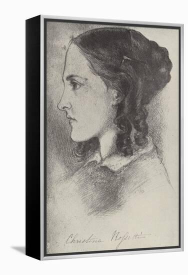 Christina Rossetti, English Poet-Dante Gabriel Rossetti-Framed Premier Image Canvas