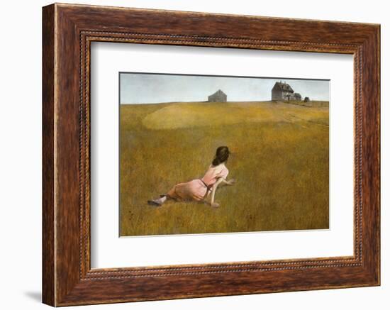 Christina's World, 1948-Andrew Wyeth-Framed Art Print