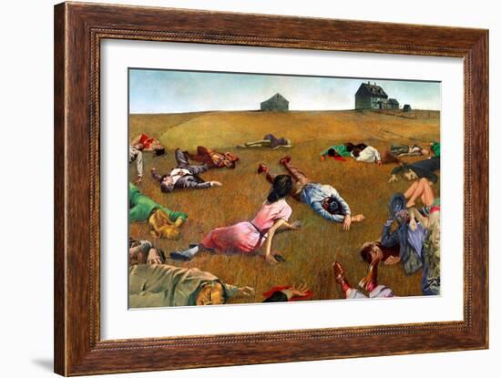 Christina Stands Her Ground-Barry Kite-Framed Premium Giclee Print