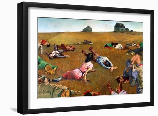 Christina Stands Her Ground-Barry Kite-Framed Premium Giclee Print