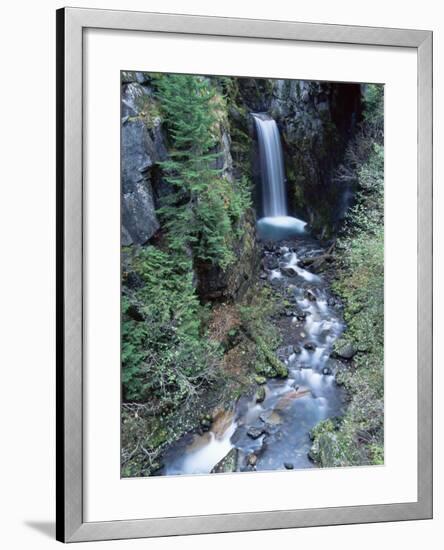 Christine Falls, Mount Rainier National Park, Washington State-Colin Brynn-Framed Photographic Print