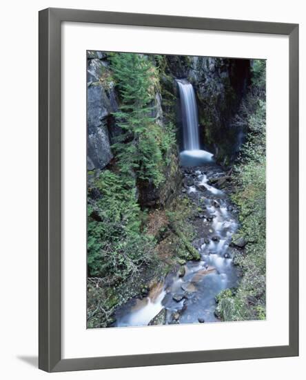 Christine Falls, Mount Rainier National Park, Washington State-Colin Brynn-Framed Photographic Print