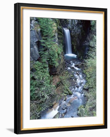 Christine Falls, Mount Rainier National Park, Washington State-Colin Brynn-Framed Photographic Print