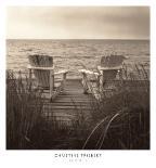 Beach Chairs-Christine Triebert-Mounted Art Print