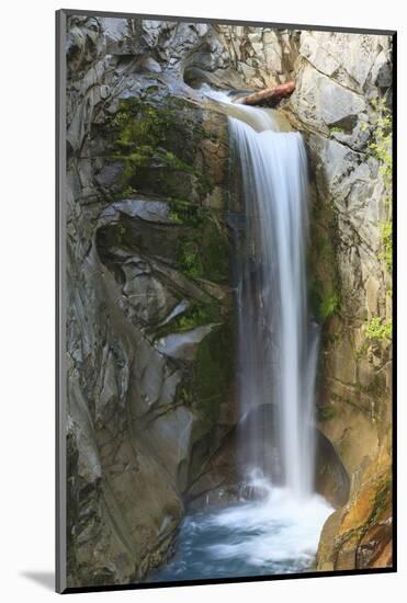 Christine Waterfall, Fall Colors, Mt. Rainier National Park, Wa, USA-Stuart Westmorland-Mounted Photographic Print