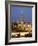 Christkindlmarkt and Rathaus at Rathausplatz at Twilight-Richard Nebesky-Framed Photographic Print